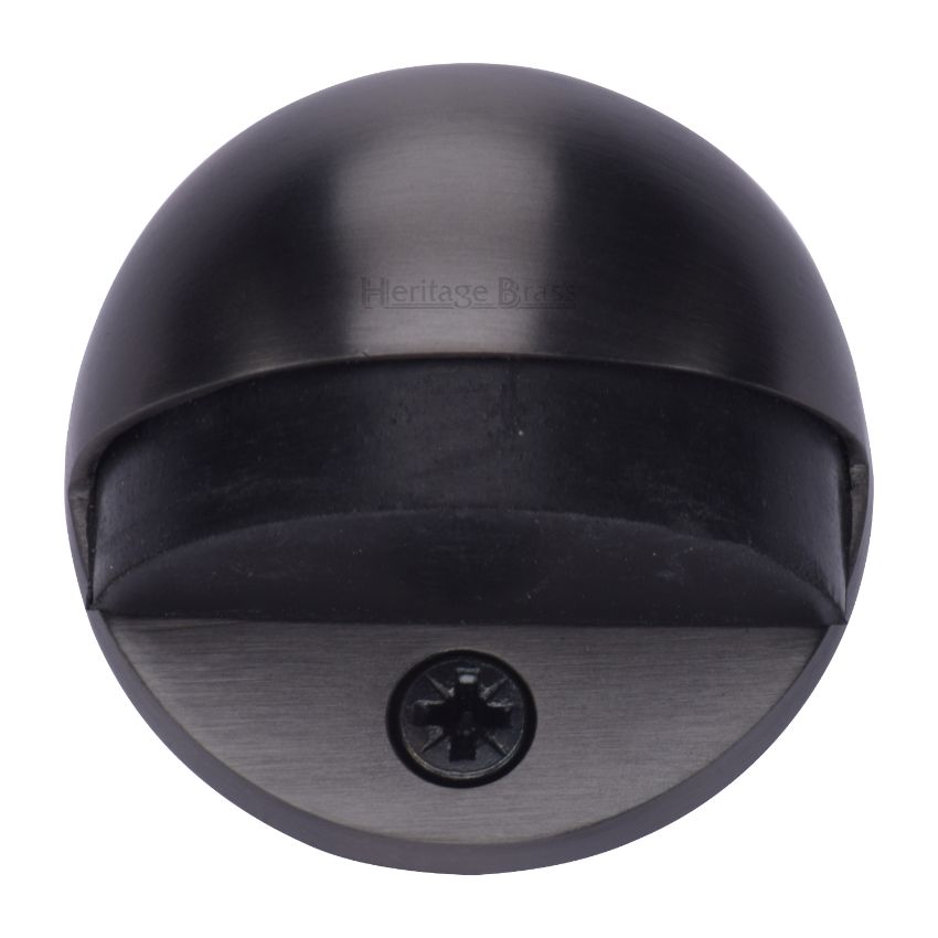 Picture of Floor Mounted Shielded Door Stop in Matt Bronze Finish - V1080-MB