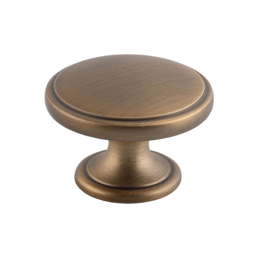 Picture of Oxford Cupboard Knob in Antique Brass - FTD524AB