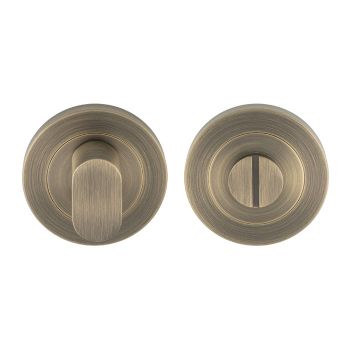 Picture of Steelworx WC Thumbturn and Release in Antique Brass - SWT1016AB