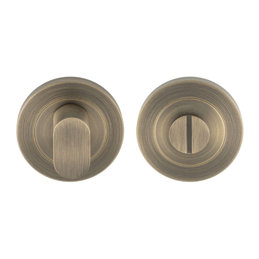 Picture of Steelworx WC Thumbturn and Release in Antique Brass - SWT1016AB