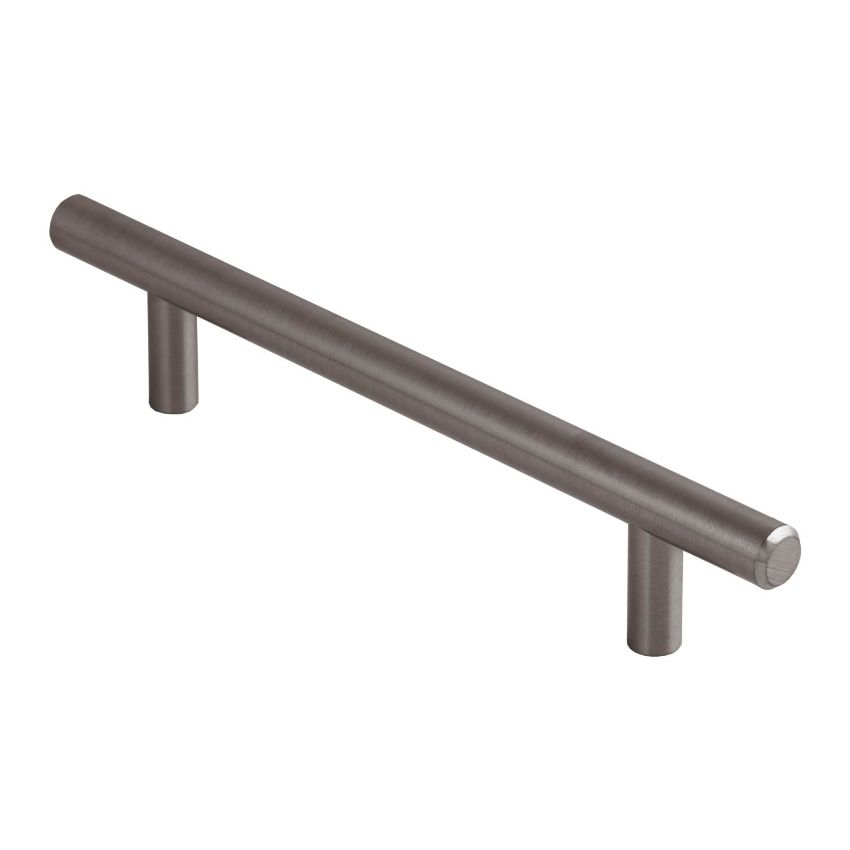 Picture of 12mm Steel T-Bar Cabinet Handle in Gun Metal Grey - FTD445BGM
