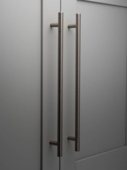 Picture of 12mm Steel T-Bar Cabinet Handle in Gun Metal Grey - FTD445BGM