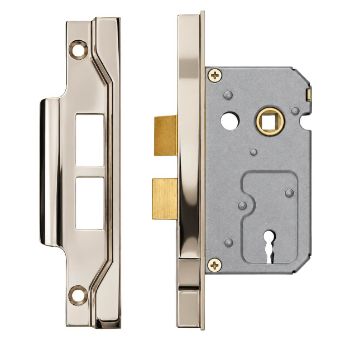 Picture of Easi-T 64mm Rebated Sashlock for Residential Double Doors - LSE5225SN-REB-AC