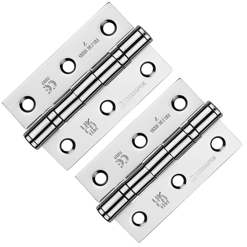Picture of 3" (76mm) Satin Chrome Ball Bearing Hinges - HIN1322/7CP