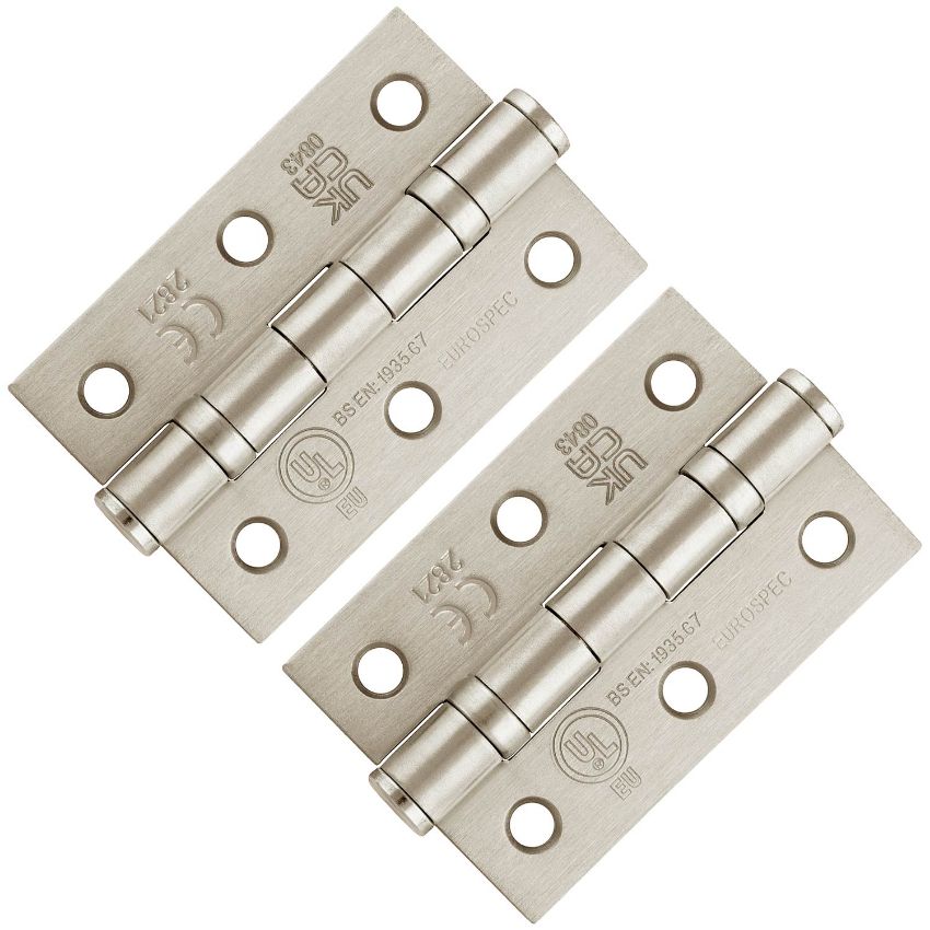 Picture of 3" (76mm) Satin Nickel Ball Bearing Hinges - HIN1322/7SN
