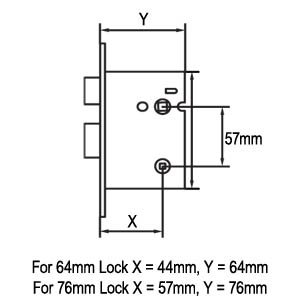 Bathroom Lock Sizes